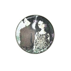 Dolls Stained  Glass Hat Clip Ball Marker (10 Pack) by snowwhitegirl