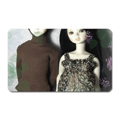 Dolls In The Grass Magnet (rectangular) by snowwhitegirl