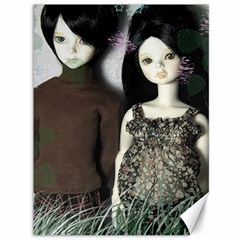 Dolls In The Grass Canvas 36  X 48   by snowwhitegirl