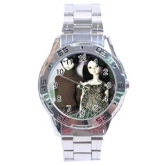 Dolls In The Grass Stainless Steel Analogue Watch by snowwhitegirl