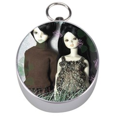 Dolls In The Grass Silver Compasses by snowwhitegirl