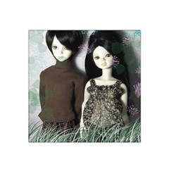 Dolls In The Grass Satin Bandana Scarf by snowwhitegirl