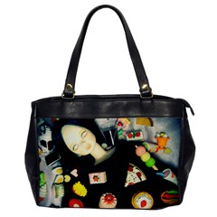 Food Oversize Office Handbag by snowwhitegirl