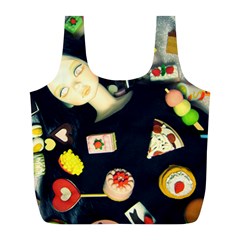 Food Full Print Recycle Bag (l) by snowwhitegirl