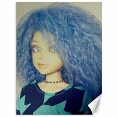 Blue Hair Boy Canvas 36  X 48   by snowwhitegirl