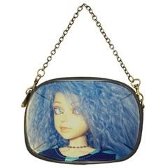 Blue Hair Boy Chain Purse (one Side) by snowwhitegirl