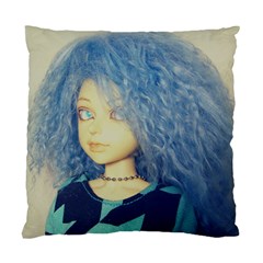 Blue Hair Boy Standard Cushion Case (one Side) by snowwhitegirl