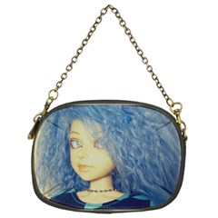 Blue Hair Boy Chain Purse (two Sides) by snowwhitegirl