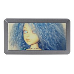 Blue Hair Boy Memory Card Reader (mini) by snowwhitegirl