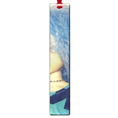 Blue Hair Boy Large Book Marks by snowwhitegirl