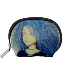 Blue Hair Boy Accessory Pouch (small) by snowwhitegirl