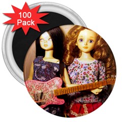 Playing The Guitar 3  Magnets (100 Pack) by snowwhitegirl