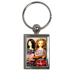 Playing The Guitar Key Chains (rectangle)  by snowwhitegirl