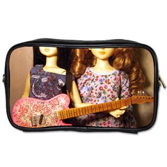 Playing The Guitar Toiletries Bag (one Side) by snowwhitegirl