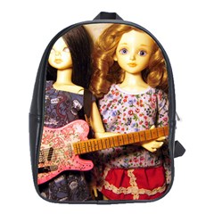 Playing The Guitar School Bag (xl) by snowwhitegirl