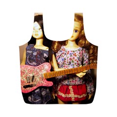 Playing The Guitar Full Print Recycle Bag (m) by snowwhitegirl