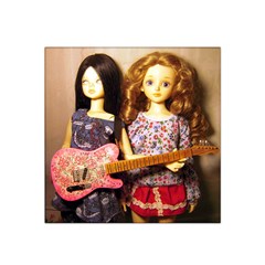 Playing The Guitar Satin Bandana Scarf by snowwhitegirl