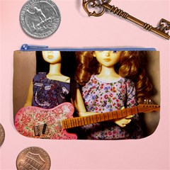 Playing The Guitar Large Coin Purse by snowwhitegirl