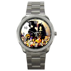 Old Halloween Photo Sport Metal Watch by snowwhitegirl