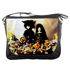 Old Halloween Photo Messenger Bag by snowwhitegirl