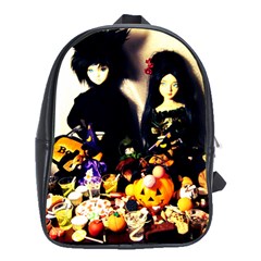 Old Halloween Photo School Bag (xl) by snowwhitegirl