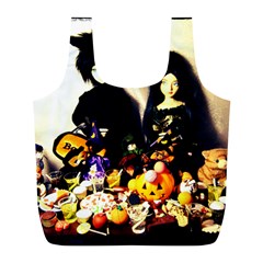 Old Halloween Photo Full Print Recycle Bag (l) by snowwhitegirl