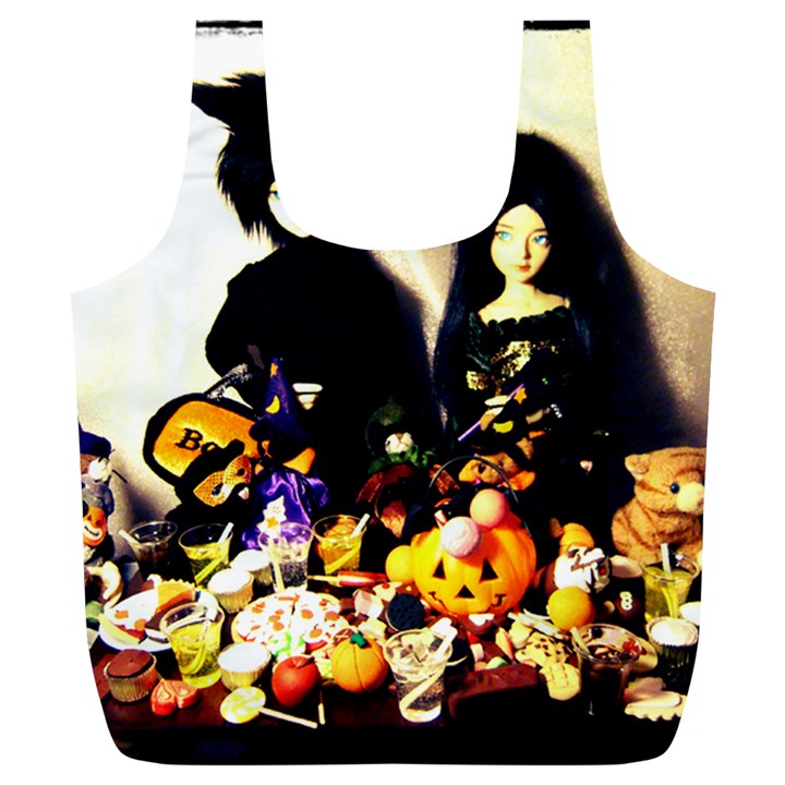 Old Halloween Photo Full Print Recycle Bag (XL)