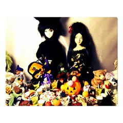 Old Halloween Photo Double Sided Flano Blanket (large)  by snowwhitegirl