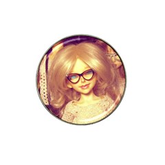 Girls With Glasses Hat Clip Ball Marker