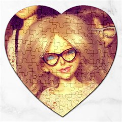 Girls With Glasses Jigsaw Puzzle (heart)