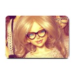 Girls With Glasses Small Doormat  24 x16  Door Mat