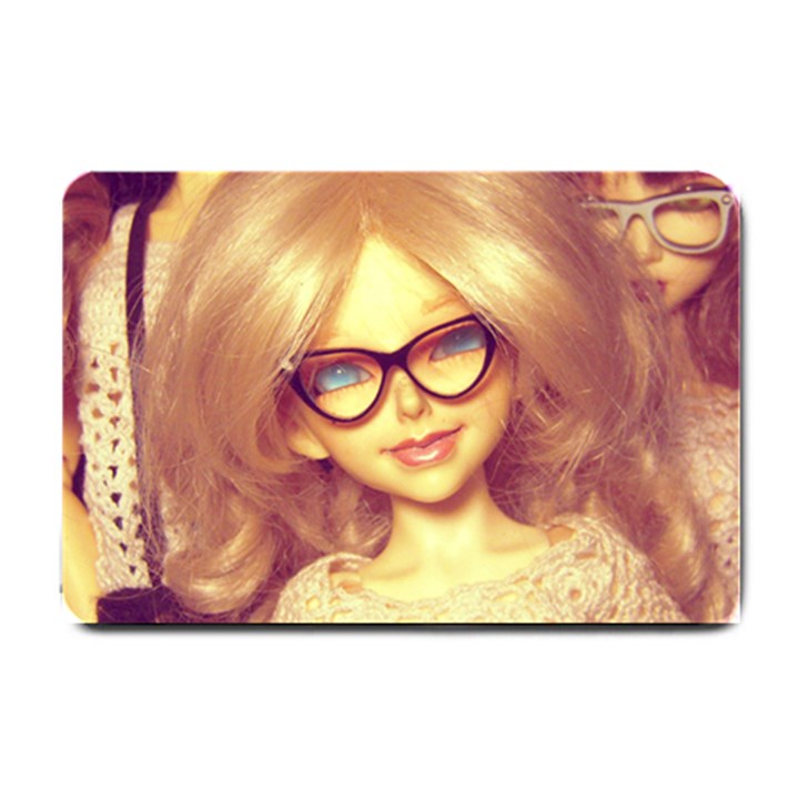 Girls With Glasses Small Doormat 