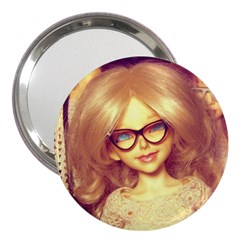 Girls With Glasses 3  Handbag Mirrors by snowwhitegirl