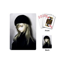 Black Angel Playing Cards (mini)  by snowwhitegirl