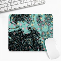 Grainy Angelica Large Mousepads by snowwhitegirl