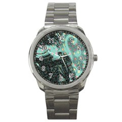 Grainy Angelica Sport Metal Watch by snowwhitegirl