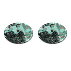 Grainy Angelica Cufflinks (oval) by snowwhitegirl