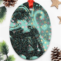 Grainy Angelica Oval Ornament (two Sides) by snowwhitegirl