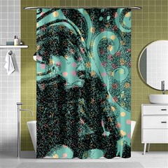 Grainy Angelica Shower Curtain 48  X 72  (small)  by snowwhitegirl