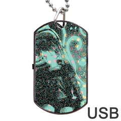 Grainy Angelica Dog Tag Usb Flash (two Sides) by snowwhitegirl