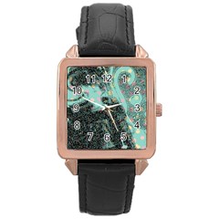 Grainy Angelica Rose Gold Leather Watch  by snowwhitegirl