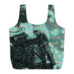 Grainy Angelica Full Print Recycle Bag (L) Front