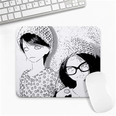 Twins Large Mousepads by snowwhitegirl