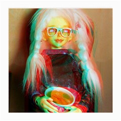 Eating Lunch 3d Medium Glasses Cloth by snowwhitegirl