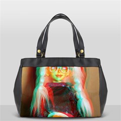 Eating Lunch 3d Oversize Office Handbag (2 Sides) by snowwhitegirl