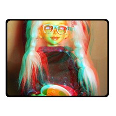 Eating Lunch 3d Double Sided Fleece Blanket (small)  by snowwhitegirl