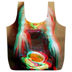 Eating Lunch 3d Full Print Recycle Bag (xl) by snowwhitegirl