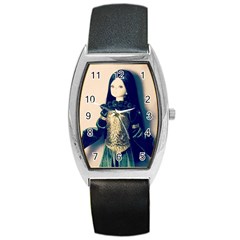 Forest Queen Barrel Style Metal Watch