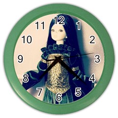 Forest Queen Color Wall Clock by snowwhitegirl