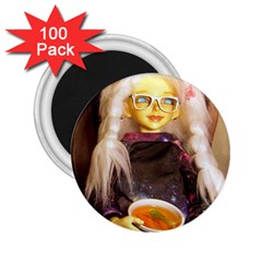 Eating Lunch 2 25  Magnets (100 Pack)  by snowwhitegirl